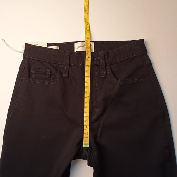 NWT Universal Thread Denim Jeans Size 0 High-Rise Bootcut No-Fade Black - Picture 9 of 11
